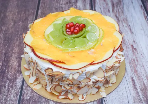 Eggless - Fresh Fruit Cake - 500 GM