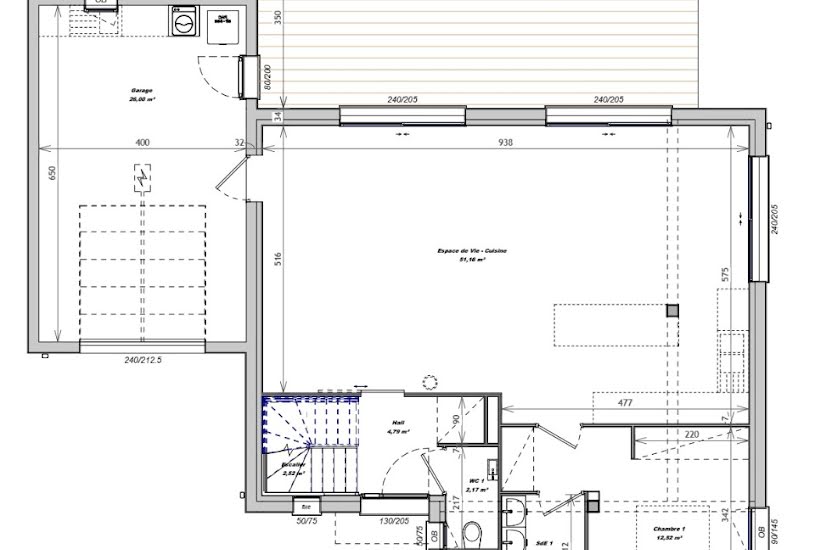  Vente Terrain + Maison - Terrain : 1 000m² - Maison : 120m² à Noirmoutier-en-l'Île (85330) 