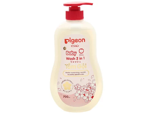 Sữa tắm gội cho bé Pigeon Sakura 700ml