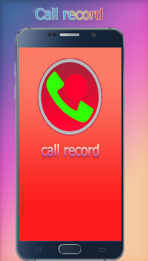 Android application Call Recorder screenshort