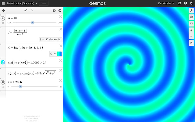 DesModder for Desmos chrome extension