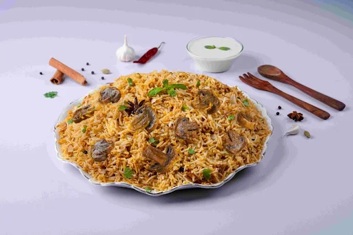 Hyderabadi Mushroom Kilo Biryani