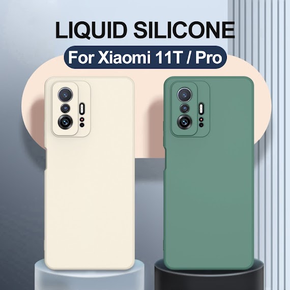 Ốp Điện Thoại Silicon Dẻo Màu Trơn Thời Trang Cho Xiaomi 11T Pro Redmi 10 Note 10S Pro Max Poco M3 Pro Mi 11 Lite Ultra