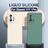 Ốp Điện Thoại Silicon Dẻo Màu Trơn Thời Trang Cho Xiaomi 11T Pro Redmi 10 Note 10S Pro Max Poco M3 Pro Mi 11 Lite Ultra