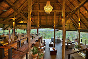 The main area at Victoria Falls Safari Club. 