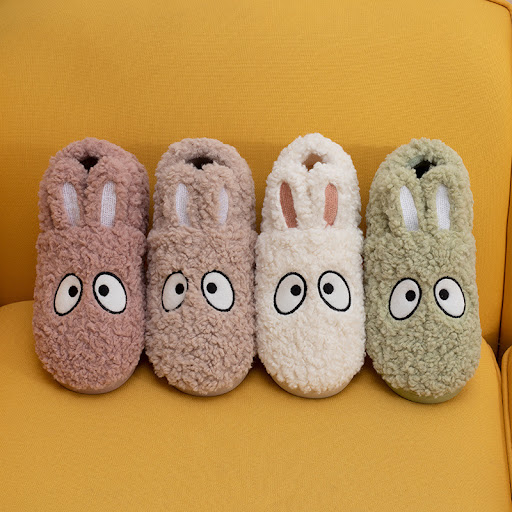 Title 6, Bunny cotton slippers, super soft and warm for ...