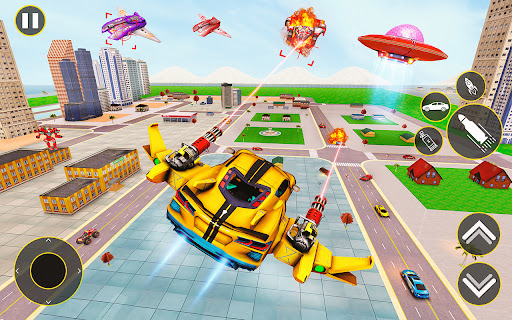 Screenshot Flying Taxi Robot Transform 3D