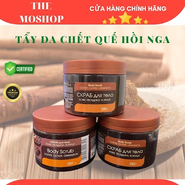 Tẩy Da Chết Toàn Thân Chiết Xuất Quế Hồi Và Café Gel Scrub Coffee Cinanmon Cloves 380G