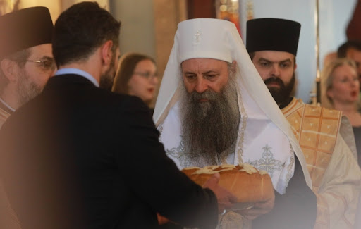 Patrijarh Porfirije i gradonačelnik Šapić obeležili Spasovdan, slavu Grada Beograda