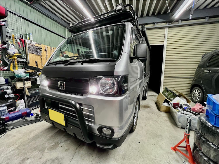アクティトラックの軽トラ好きと繋がりたい・DIY・1年間何やった？・進化の履歴・リフトアップに関するカスタム事例の投稿画像10枚目