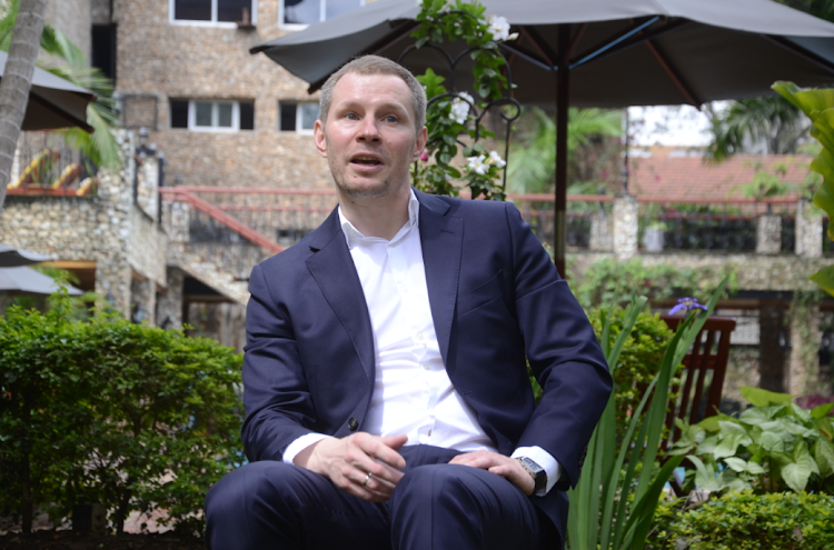 SMTM Holding OU (LLC) CEO and Co-Founder Dmitri Orlov during an interview in Nairobi/ DOUGLAS OKIDDY