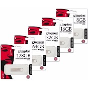 Usb Kingston 3.0, 3.1, 2.0 64Gb/ 32Gb/ 16Gb/ 8Gb/ 4Gb Thiết Kế Nhỏ Gọn, Vỏ Kim Loại, Chống Nước