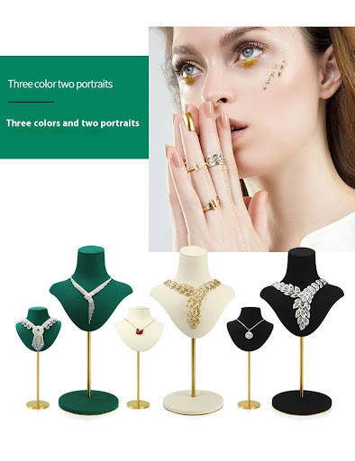 Title 2, Neck Model Display Stand Showcase your necklace...