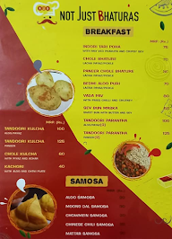 Not Just Bhaturas menu 3