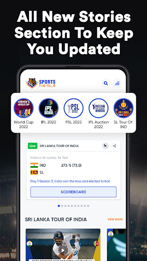 Screenshot SportsTiger Live Score & News