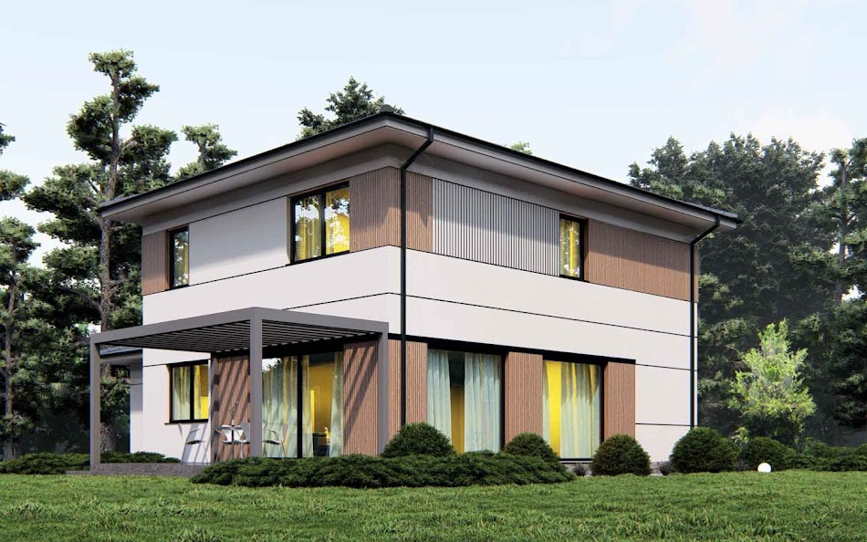 Wizualizacja 3 domu UA430