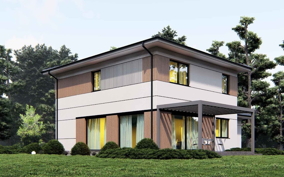 Wizualizacja 3 domu UA430