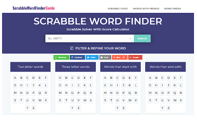 Scrabble Word Finder Guide