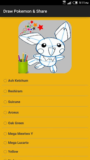 Draw Share: Pokemon