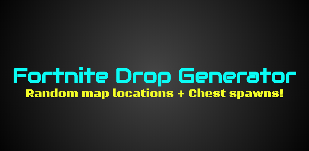random drop generator for fortnite apk - random fortnite generator