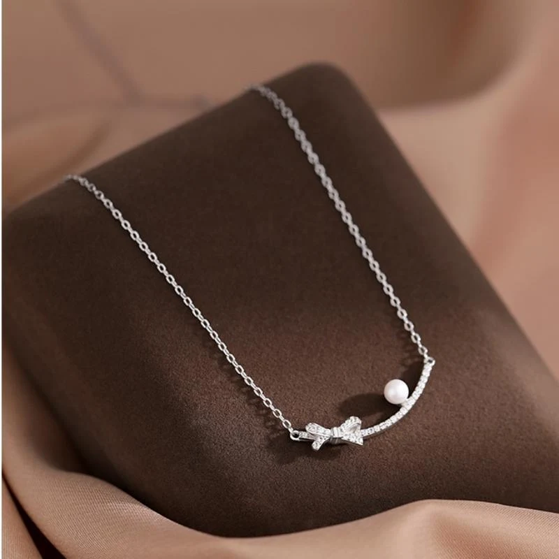 Veelzijdige Zirkoon Sleutelbeenketting voor Dames Elegante ketting die elke outfit completeert. Ideaal voor dagelijks gebruik en speciale gelegenheden.