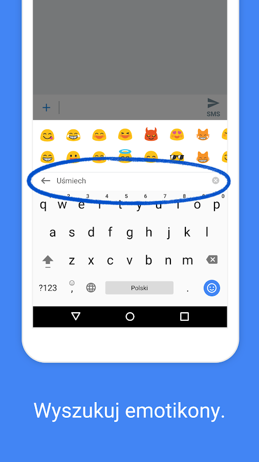   Gboard – klawiatura Google – zrzut ekranu 