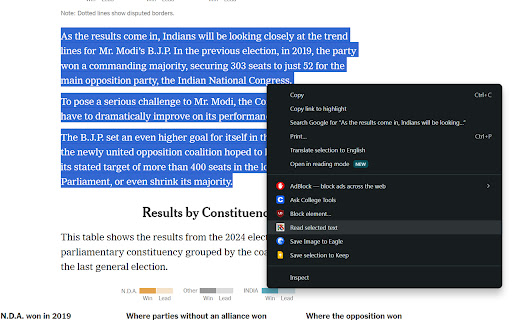 Read Selected