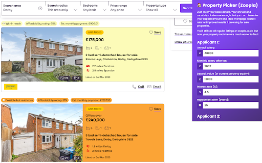 Property Picker (Zoopla & Rightmove)