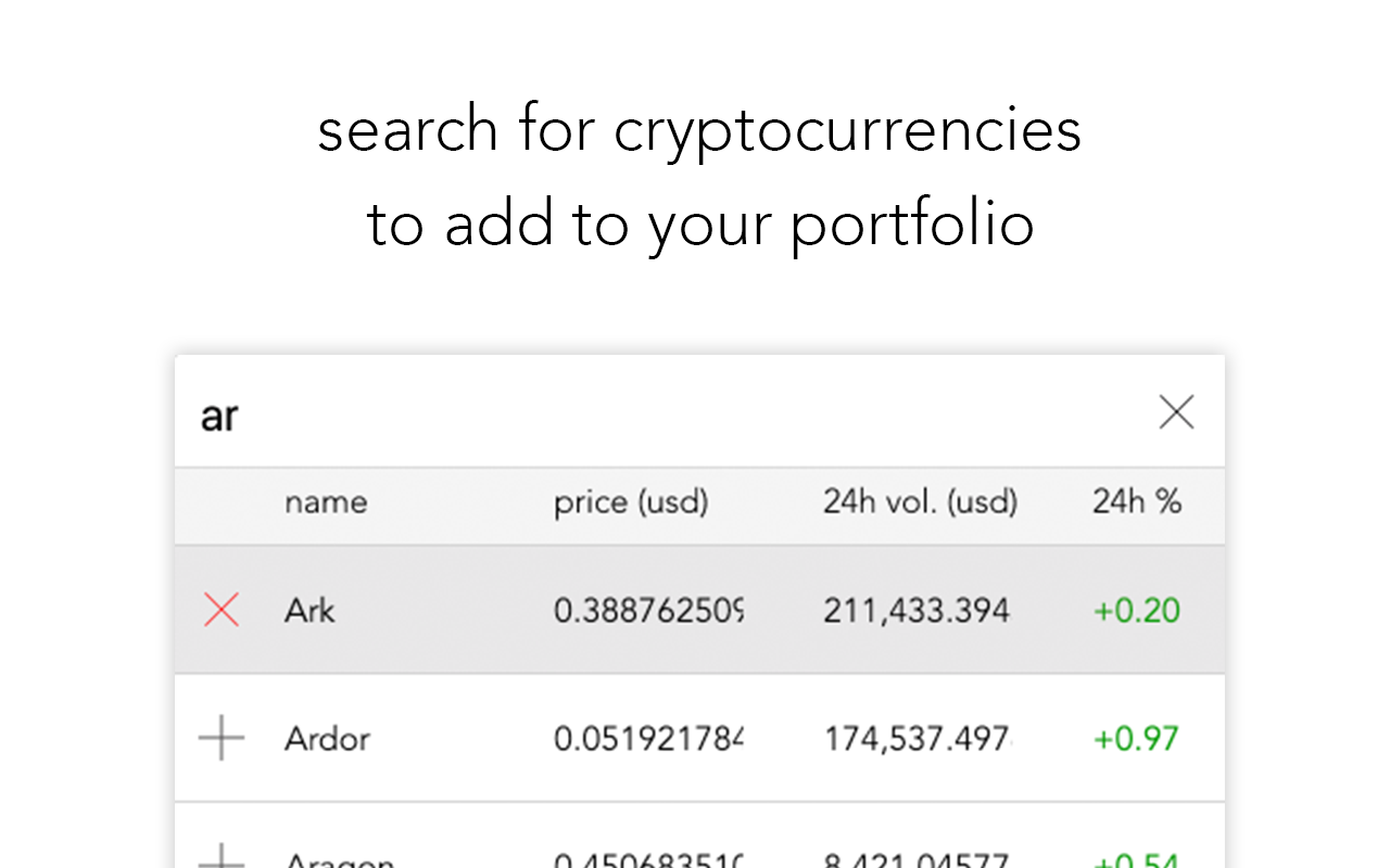 CryptoMonitor - Crypto portfolio tracker! Preview image 4