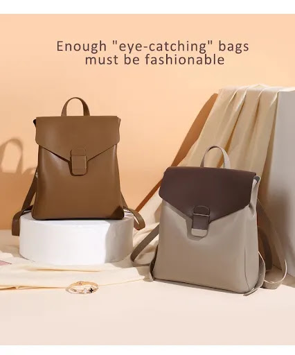 Title 10, Light and simple leather backpack for everyday ...
