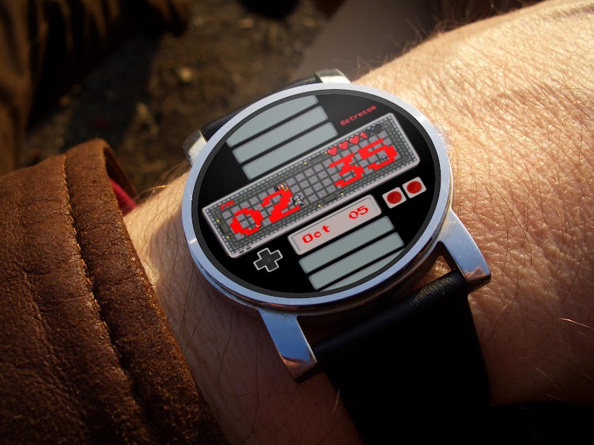 Retrocon - Watch Face Screen 1