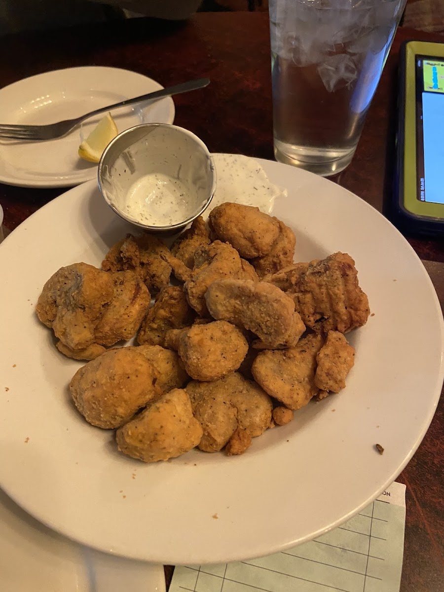 Fried Mushrooms and amazing housemade Ranch