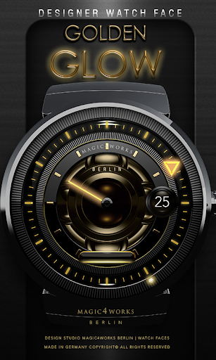 Gold Magic designer Watch Face