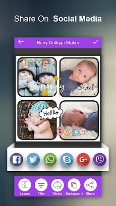 Baby Story Collage Photo Editorのおすすめ画像5