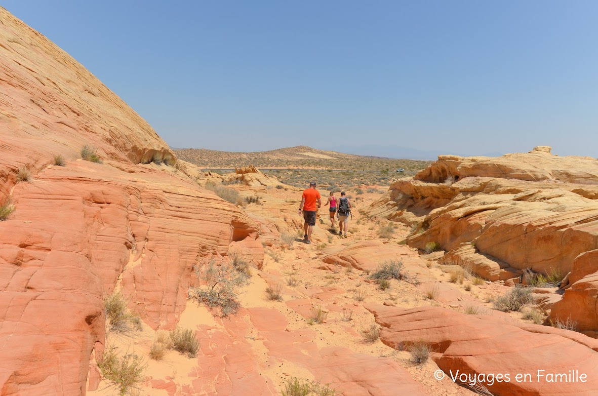 Retour pkg valley of fire