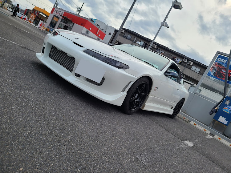 シルビアの6輪生活・C-WEST・ADVAN Racing RGⅢ・バイクも好き・事故には気をつけように関するカスタム事例の投稿画像1枚目