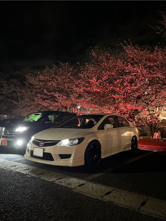 シビックタイプRのFD2・シビックタイプR・サクラと愛車・桜シーズン開幕に関するカスタム事例の投稿画像2枚目
