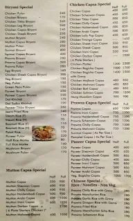 Mumbai Darbar menu 2