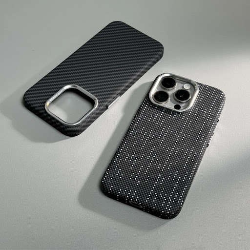 Title 2, Carbon Fiber Pattern Phone Case with Magnetic S...