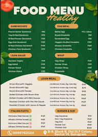 Healthy Adda menu 1