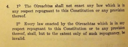 article 15 laws cannot be enacted that are repugnant to the constitution