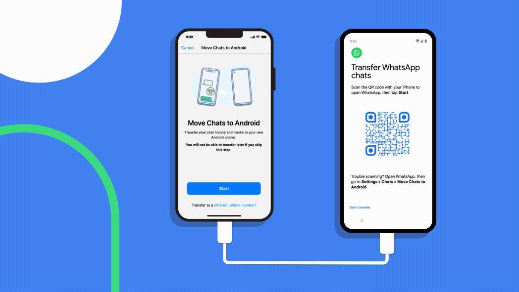 You can now transfer WhatsApp chats from iPhone to Pixels and Android 12  devices