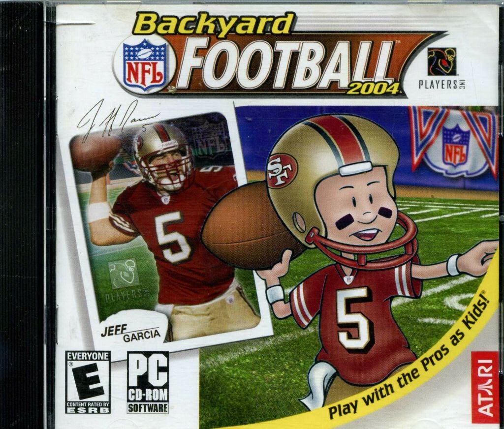 Video Game Backyard Football 2004 Play With The Pros As Kids