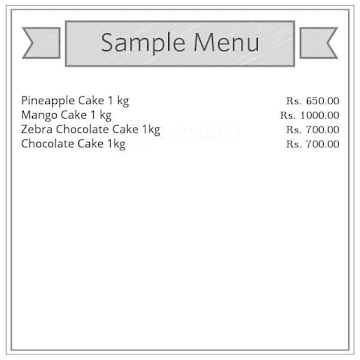 Three Apple Cakes menu 