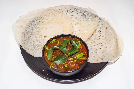 Appam (3Pieces) + Pothu Roast