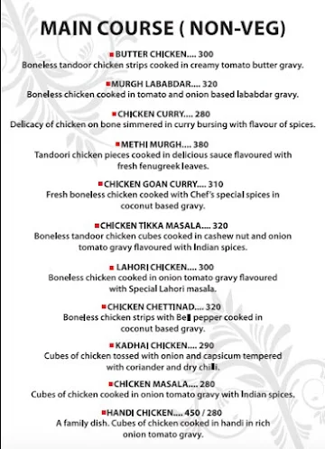 Turban Tadka Multicuisine Restaurant menu 