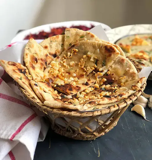 Stuffed Garlic Naan