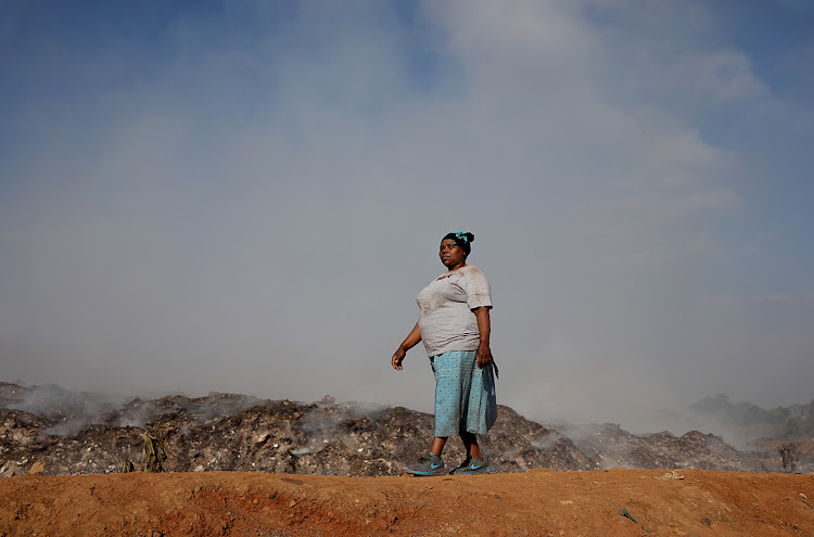 Lindeni Mbele has been picking waste at the New England Road landfill site in Pietermaritzburg for 10 years.