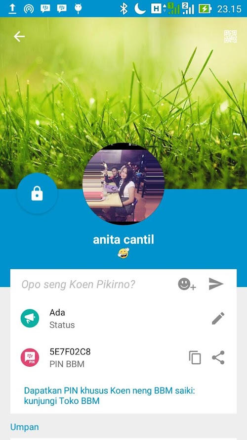 Android application BBM V3.1 Delta screenshort