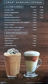 Cafe Coffee Day menu 1